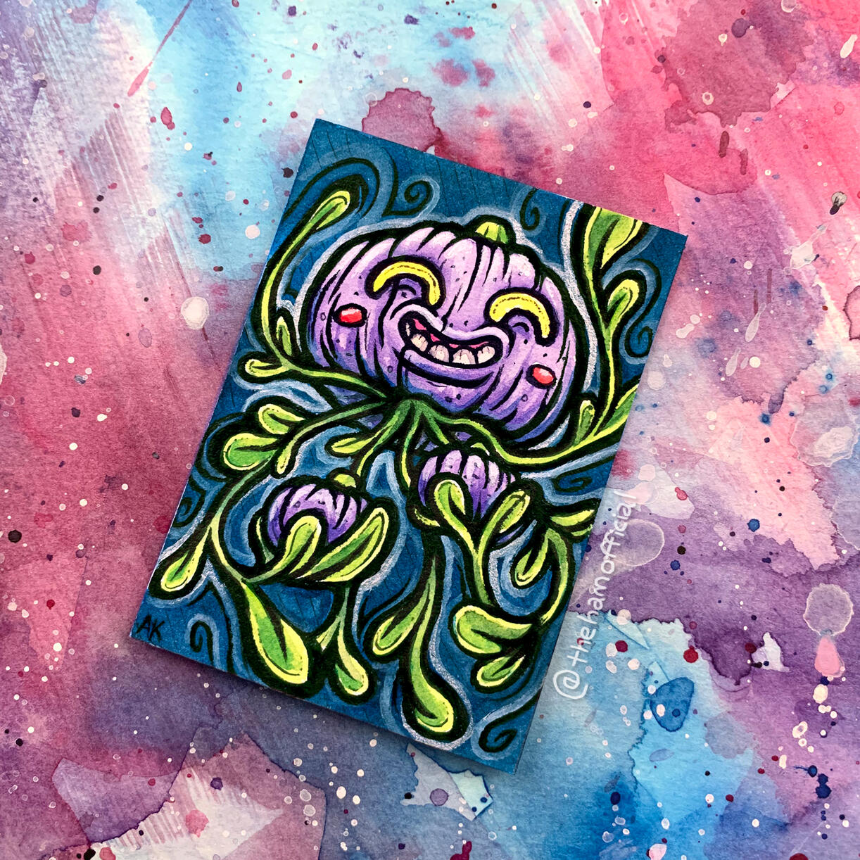 Purple Pumpkin (Art Card)